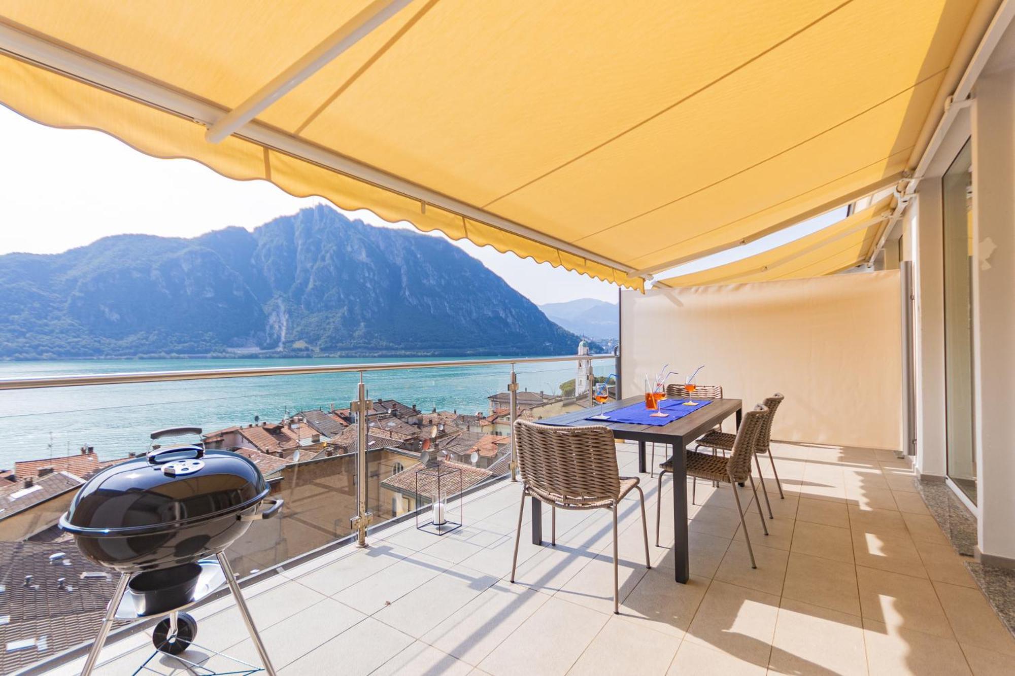דירות Campione dʼItalia Casa Madlen - Bright Attic With Marvelous View מראה חיצוני תמונה