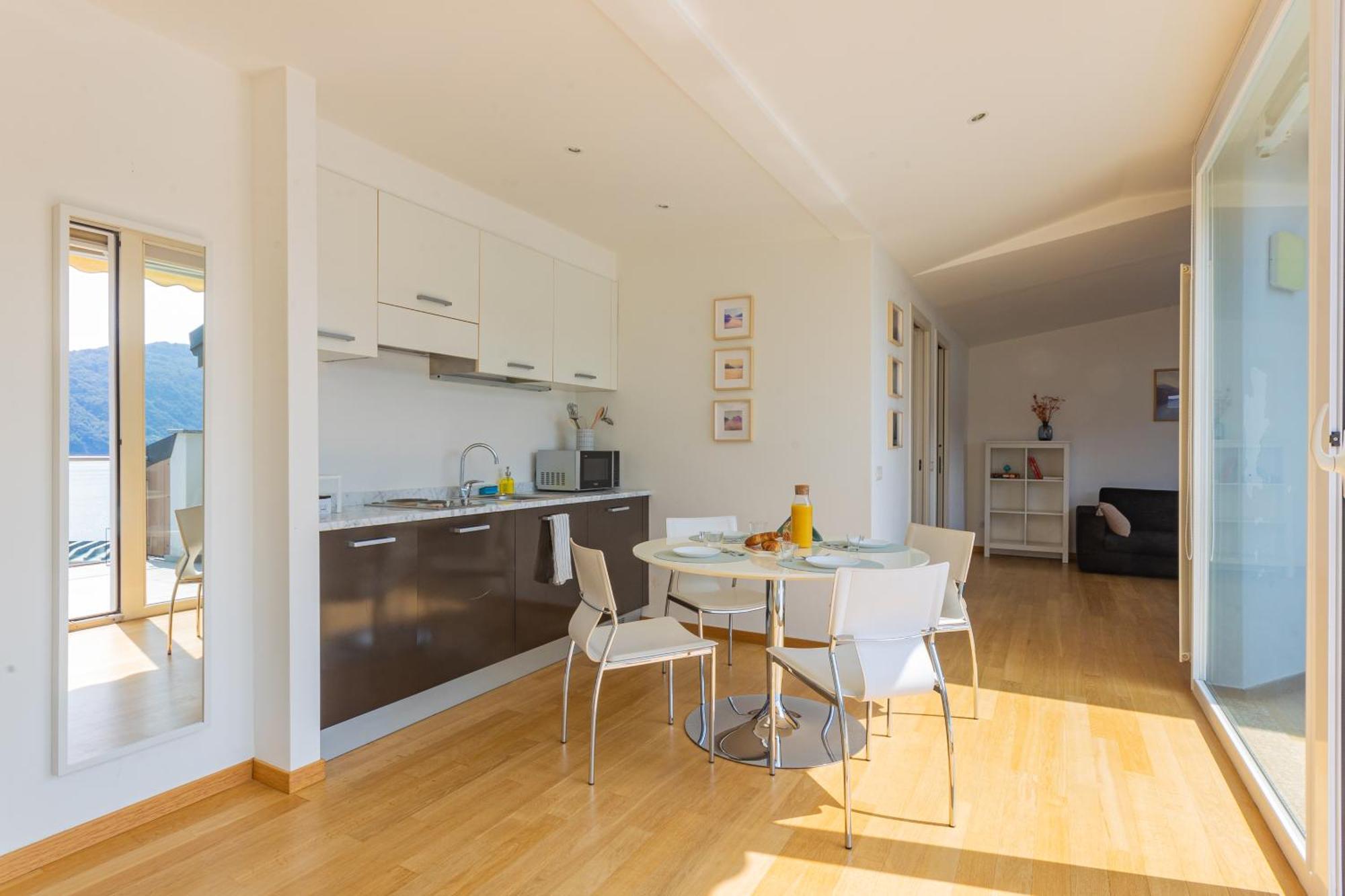 דירות Campione dʼItalia Casa Madlen - Bright Attic With Marvelous View מראה חיצוני תמונה